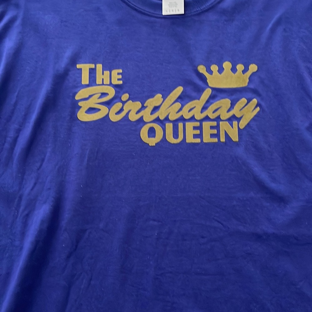 New The Birthday Queen T-shirt